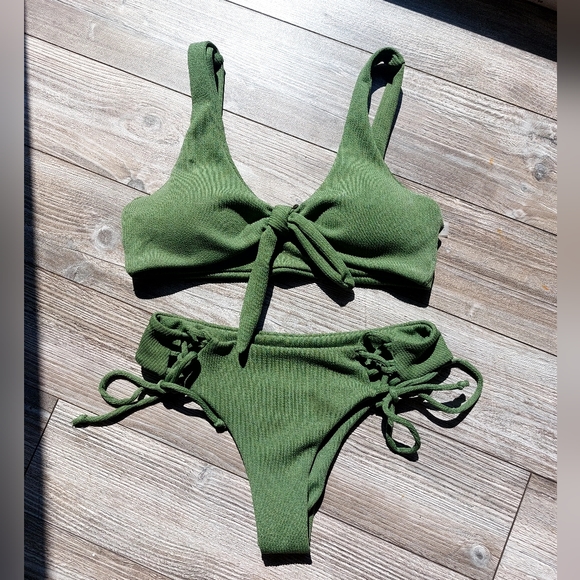 ZAFUL - cheeky olive bikini - Picture 1 of 4